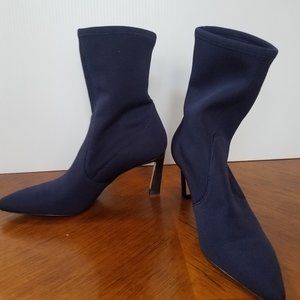 Stuart Weitzman Rapture Navy Booties